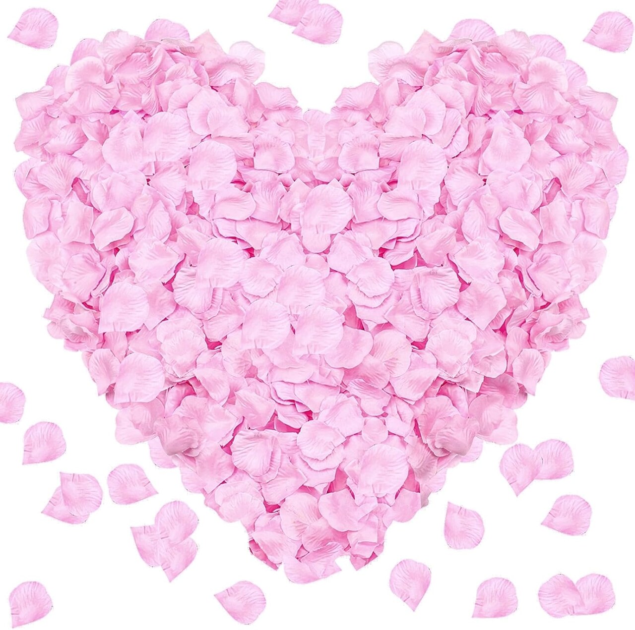 1000Pieces Rose Petals, Artificial Flower Petals Fake (Light Pink)